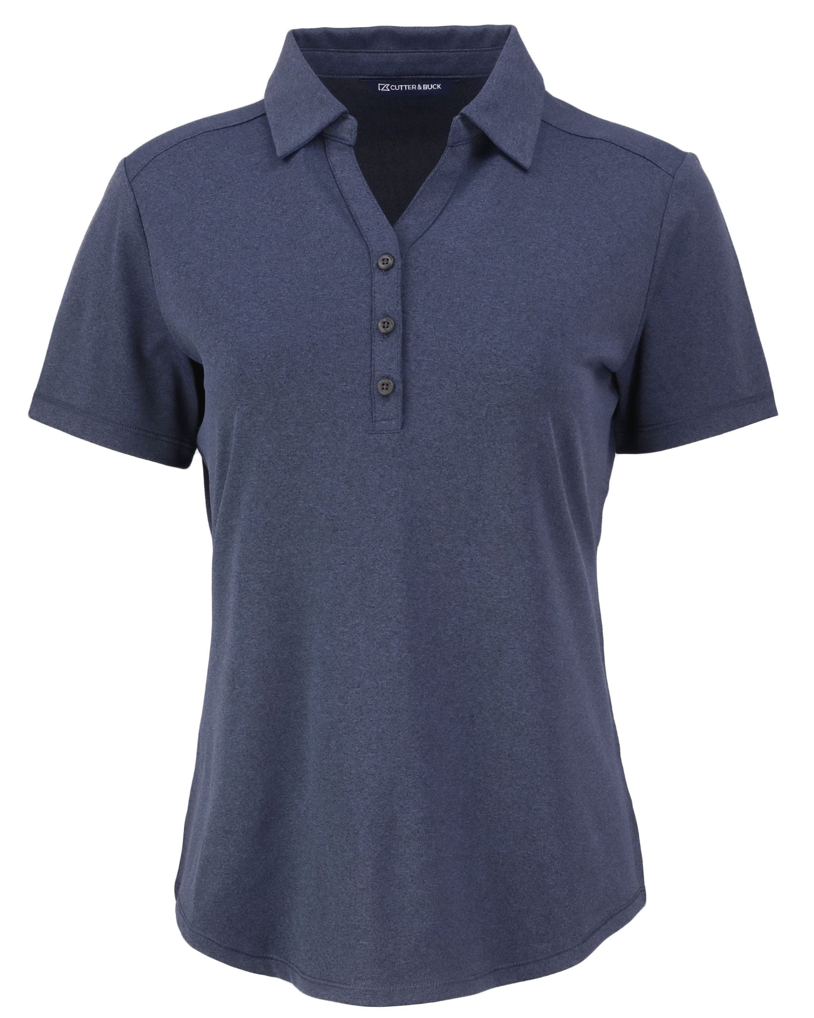 Cutter & Buck Polos XS / Dark Navy Blue Heather Cutter & Buck - Women's Forge Eco Stretch Recycled Polo
