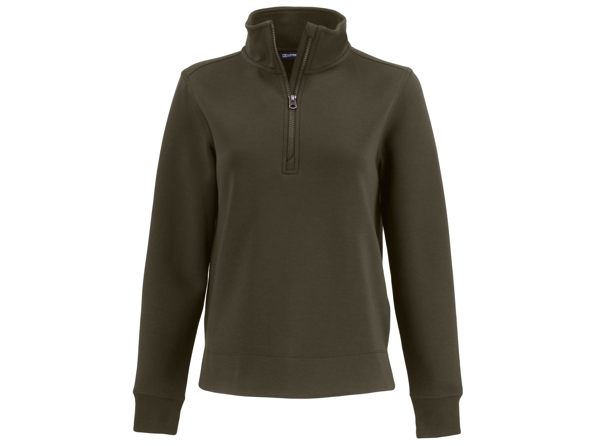Cutter & Buck Layering XS / Poplar Cutter & Buck - Women's Roam Recycled Quarter Zip Pullover