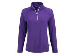 Cutter & Buck Layering XS / College Purple Cutter & Buck - Women's Coastline Epic Comfort Recycled Quarter-Zip