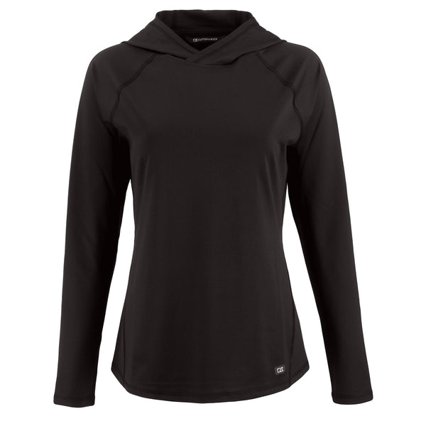 Cutter & Buck Layering XS / Black Cutter & Buck - Women's Prospect Featherlight Stretch Hooded Pullover