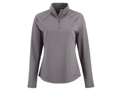 Cutter & Buck Layering XS / Elemental Grey Cutter & Buck - Women's Prospect Featherlight Stretch 1/4-Zip