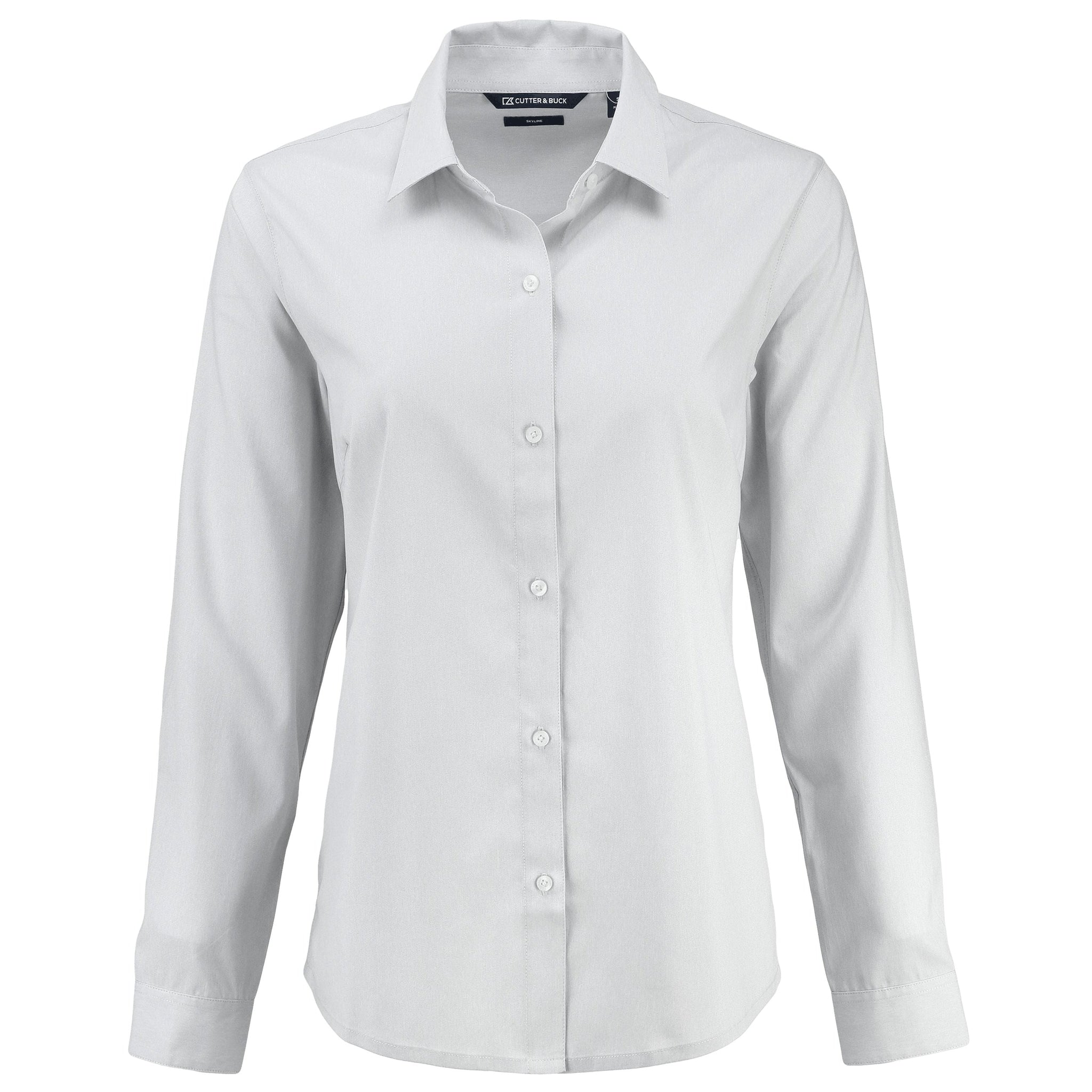 Cutter & Buck Woven Shirts XS / Solitare Cutter & Buck - Women's Skyline End-on-End Recycled Dress Shirt