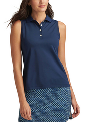 Peter Millar Polos Peter Millar - Women's Banded Sport Mesh Sleeveless Polo