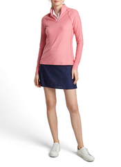 Peter Millar - Women's Melange Raglan Sleeve Perth Layer Quarter-Zip - Primrose