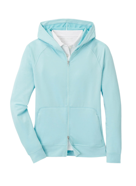 Peter Millar - Women's Beaumont Full-Zip Hoodie - Blue Spruce