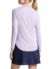 Peter Millar - Women's Opal Long-Sleeve Stretch Jersey Polo - Garden Violet