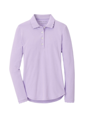 Peter Millar - Women's Opal Long-Sleeve Stretch Jersey Polo - Garden Violet