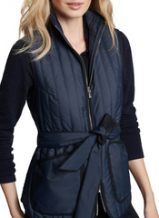 Peter Millar - Women's Scout Quilted Travel Vest - Navy