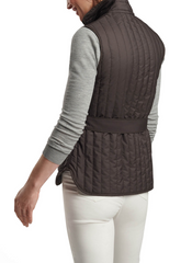 Peter Millar - Women's Scout Quilted Travel Vest - Peppercorn