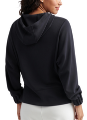 Peter Millar Sweatshirts Peter Millar - Women's Flora Knit Hoodie - Black