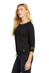 New Era T-Shirts New Era - Women's Tri-Blend 3/4-Sleeve Tee