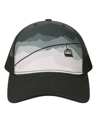 LOCALE Headwear Adjustable / Chairlift/Black LOCALE - Trucker Cap