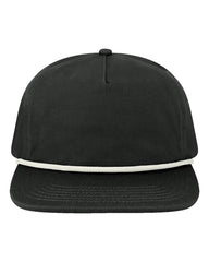 LOCALE Headwear Adjustable / Black/White LOCALE - Unstructured Rope Cap