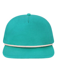 LOCALE Headwear Adjustable / Teal/White LOCALE - Unstructured Rope Cap