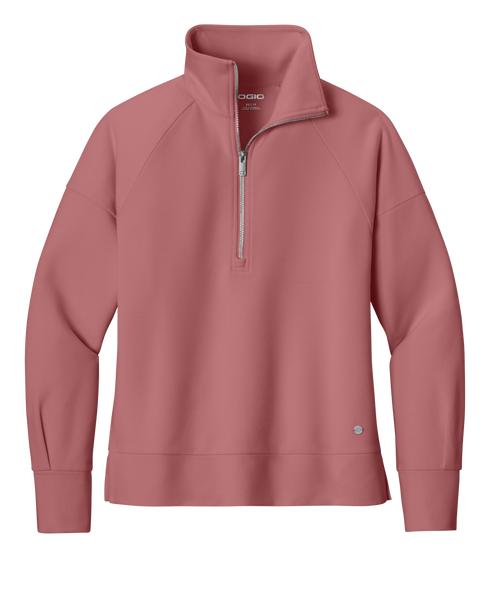 OGIO Sweatshirts XS / Desert Pink OGIO - Women's Luuma 1/2-Zip Fleece
