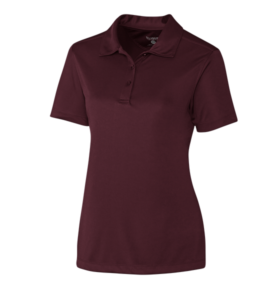 Clique by Cutter & Buck Polos XS / Bordeaux Clique by Cutter & Buck - Women's Parma Tech Jersey Polo