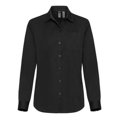 Clique by Cutter & Buck Woven Shirts XS / Black Clique by Cutter & Buck - Women's Hustle Recycled Long Sleeve Button Down