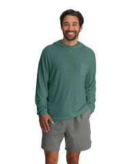 Free Fly T-Shirts S / Sea Pine Free Fly - Men's Bamboo Lightweight Hoodie