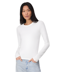 rag & bone T-shirts XXS / White rag & bone - Women's Luca Slim Long Sleeve Tee