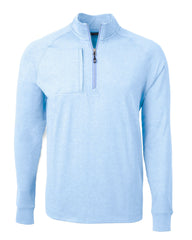 Cutter & Buck - Men's Adapt Eco Knit Heather Quarter-Zip Pullover