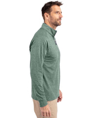 Cutter & Buck - Men's Adapt Eco Knit Heather Quarter-Zip Pullover