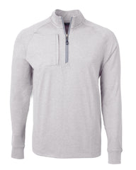 Cutter & Buck - Men's Adapt Eco Knit Heather Quarter-Zip Pullover