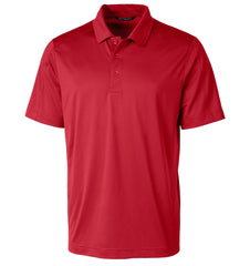 Cutter & Buck Polos S / Red Cutter & Buck - Men's Prospect Textured Stretch Short Sleeve Polo
