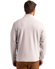 Cutter & Buck - Men's Hunt's Point Textured Fleece Recycled Snap Pullover