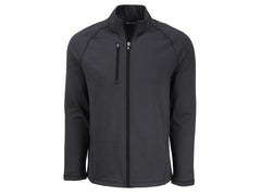 Cutter & Buck Outerwear S / Black Heather Cutter & Buck - Men's Peshastin Fleece Recycled Full Zip Jacket