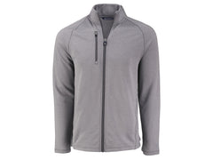 Cutter & Buck Outerwear S / Elemental Grey Heather Cutter & Buck - Men's Peshastin Fleece Recycled Full Zip Jacket