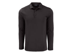 Cutter & Buck Polos S / Black Cutter & Buck - Men's Coastline Epic Comfort Recycled Long Sleeve Polo