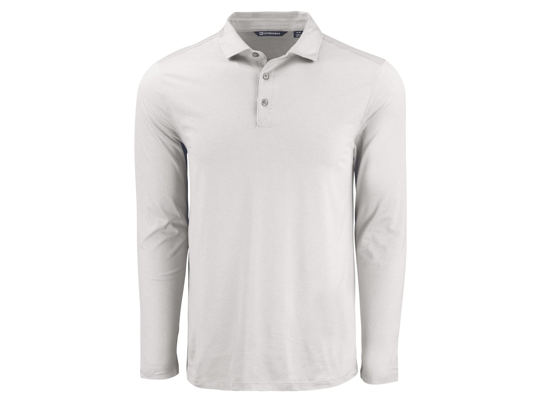 Cutter & Buck Polos S / Concrete Cutter & Buck - Men's Coastline Epic Comfort Recycled Long Sleeve Polo
