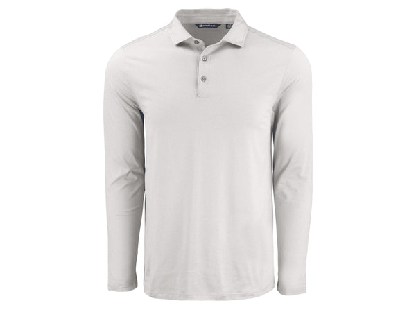 Cutter & Buck Polos S / Concrete Cutter & Buck - Men's Coastline Epic Comfort Recycled Long Sleeve Polo