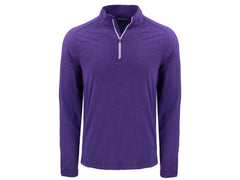 Cutter & Buck Layering S / College Purple Cutter & Buck - Men's Coastline Epic Comfort Recycled Quarter-Zip