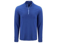 Cutter & Buck Layering S / Tour Blue Cutter & Buck - Men's Coastline Epic Comfort Recycled Quarter-Zip