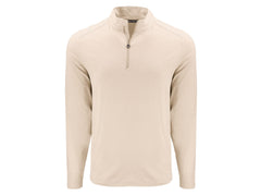 Cutter & Buck Layering S / Wheat Cutter & Buck - Men's Coastline Epic Comfort Recycled Quarter-Zip