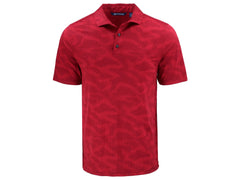 Cutter & Buck Polos S / Cardinal Red Cutter & Buck - Men's Coastline Double Peached Camo Print Polo
