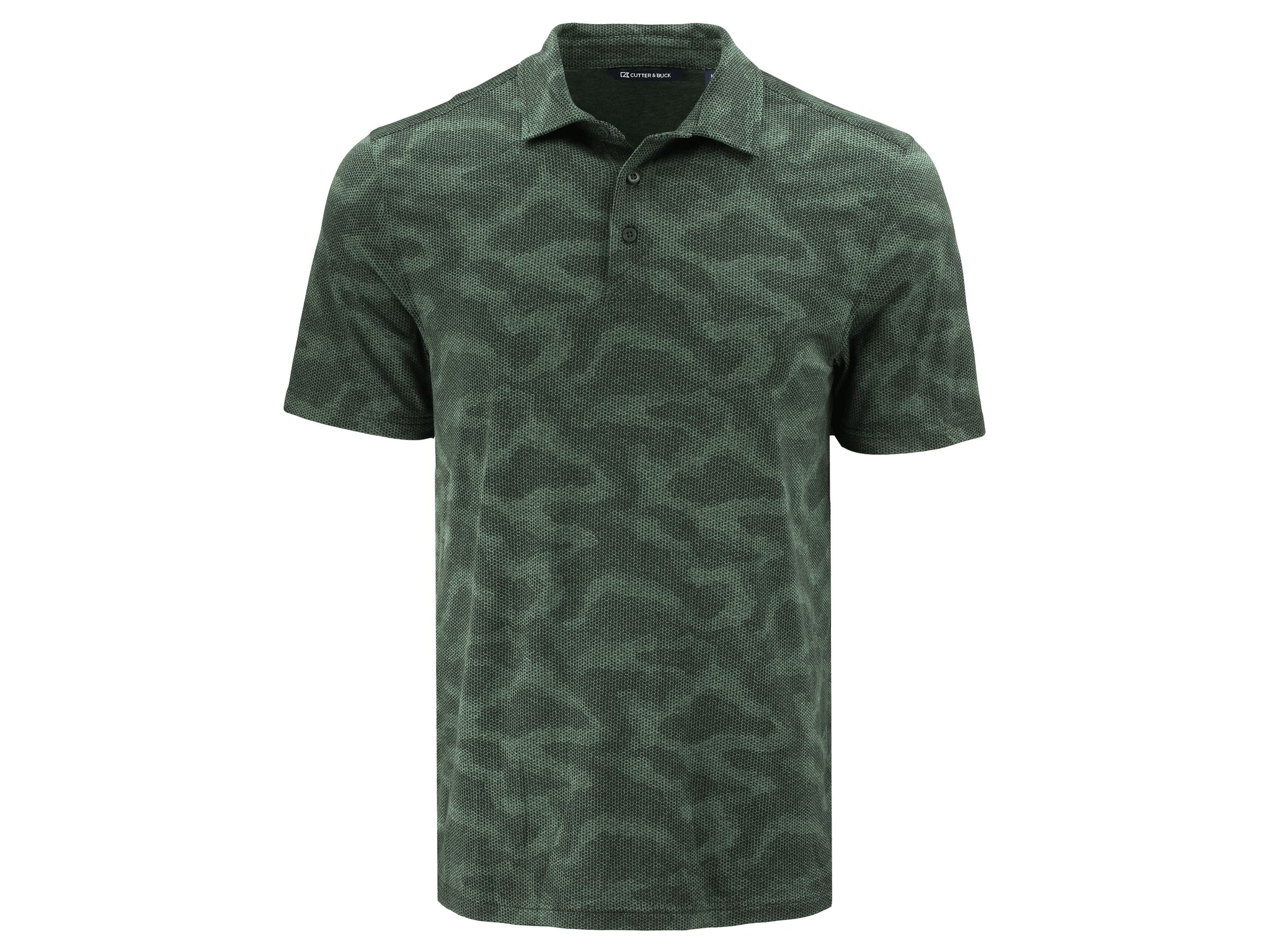 Cutter & Buck Polos S / Hunter Cutter & Buck - Men's Coastline Double Peached Camo Print Polo