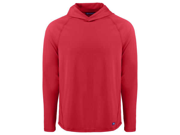Cutter & Buck Layering S / Red Cutter & Buck - Men's Prospect Featherlight Stretch Hooded Pullover