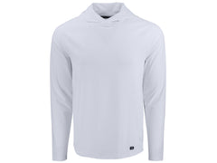 Cutter & Buck Layering S / White Cutter & Buck - Men's Prospect Featherlight Stretch Hooded Pullover
