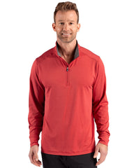 Cutter & Buck Layering Cutter & Buck - Men's Forge Recycled Stretch 1/4-Zip Pullover