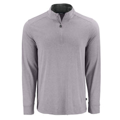 Cutter & Buck Layering S / Polished Heather Cutter & Buck - Men's Forge Recycled Stretch 1/4-Zip Pullover