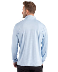 Cutter & Buck Layering Cutter & Buck - Men's Forge Recycled Stretch Double Stripe 1/4-Zip Pullover
