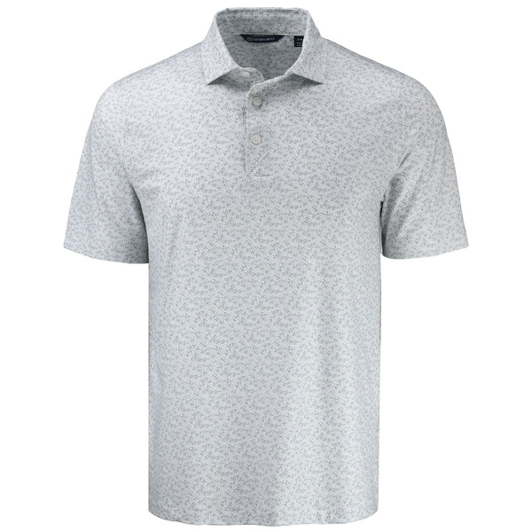 Cutter & Buck Polos S / Polished Cutter & Buck - Men's Pike Fern Print Recycled Polo