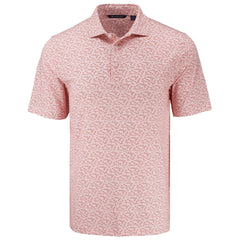 Cutter & Buck Polos S / Red Cutter & Buck - Men's Pike Fern Print Recycled Polo