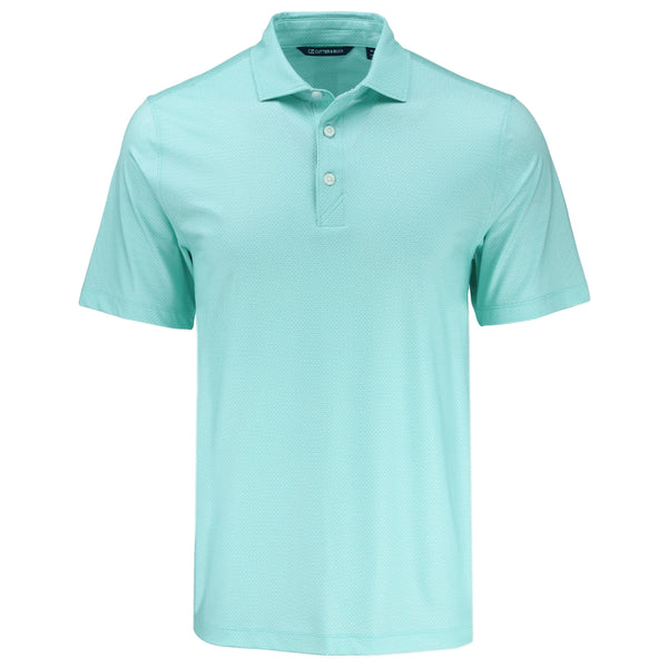 Cutter & Buck Polos S / Fresh Mint Cutter & Buck - Men's Pike Lattice Print Recycled Polo