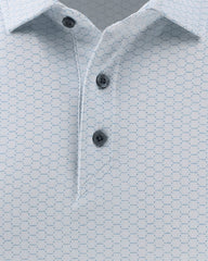 Cutter & Buck Polos Cutter & Buck - Men's Virtue Recycled Hex Print Pique Polo