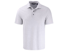 Cutter & Buck Polos S / Black Cutter & Buck - Men's Virtue Recycled Hex Print Pique Polo