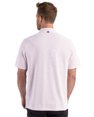 Cutter & Buck Polos Cutter & Buck - Men's Virtue Recycled Hex Print Pique Polo