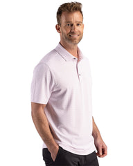Cutter & Buck Polos Cutter & Buck - Men's Virtue Recycled Hex Print Pique Polo